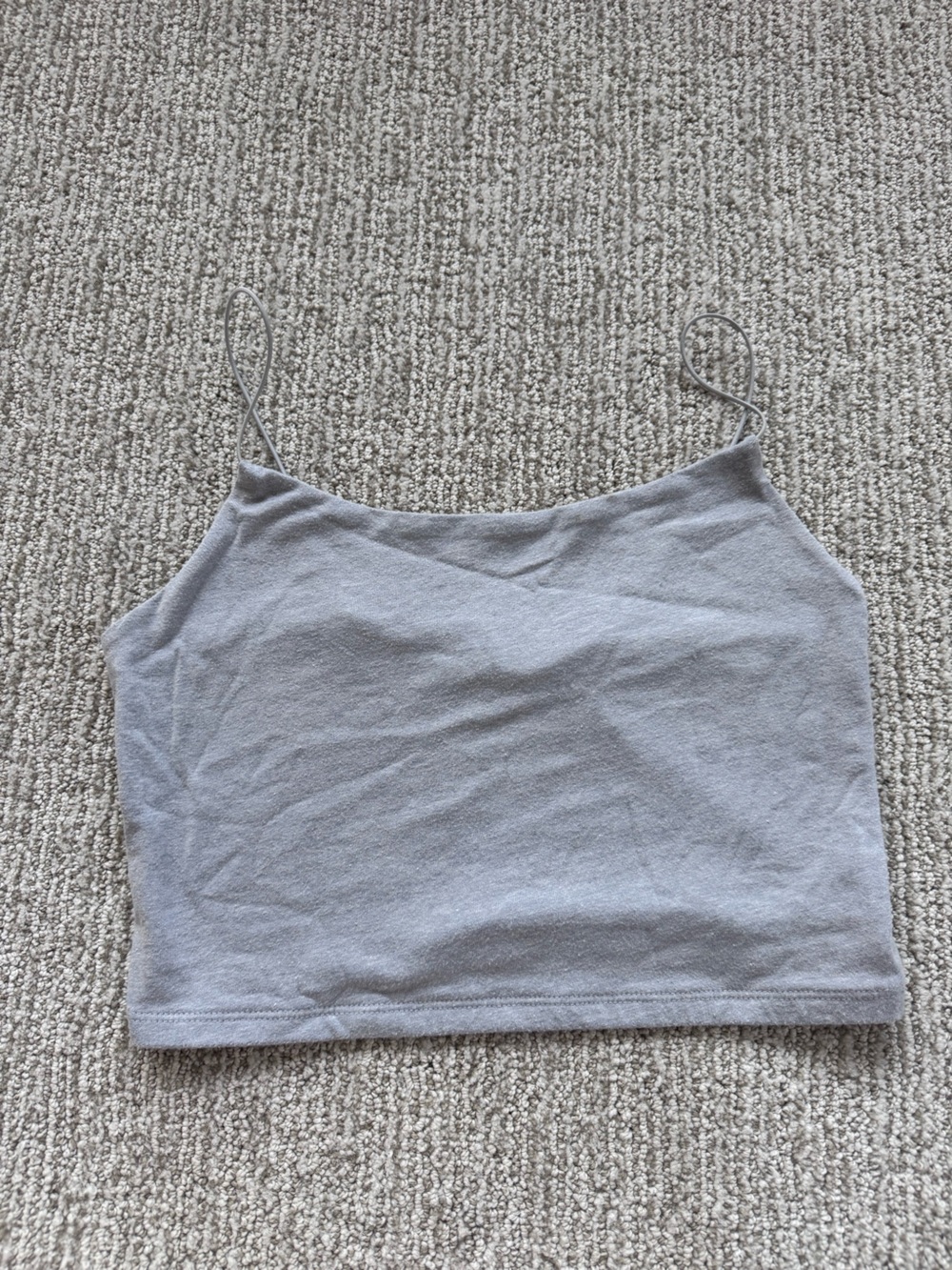 wild fable Light Gray Cropped Spaghetti Strap Camisole